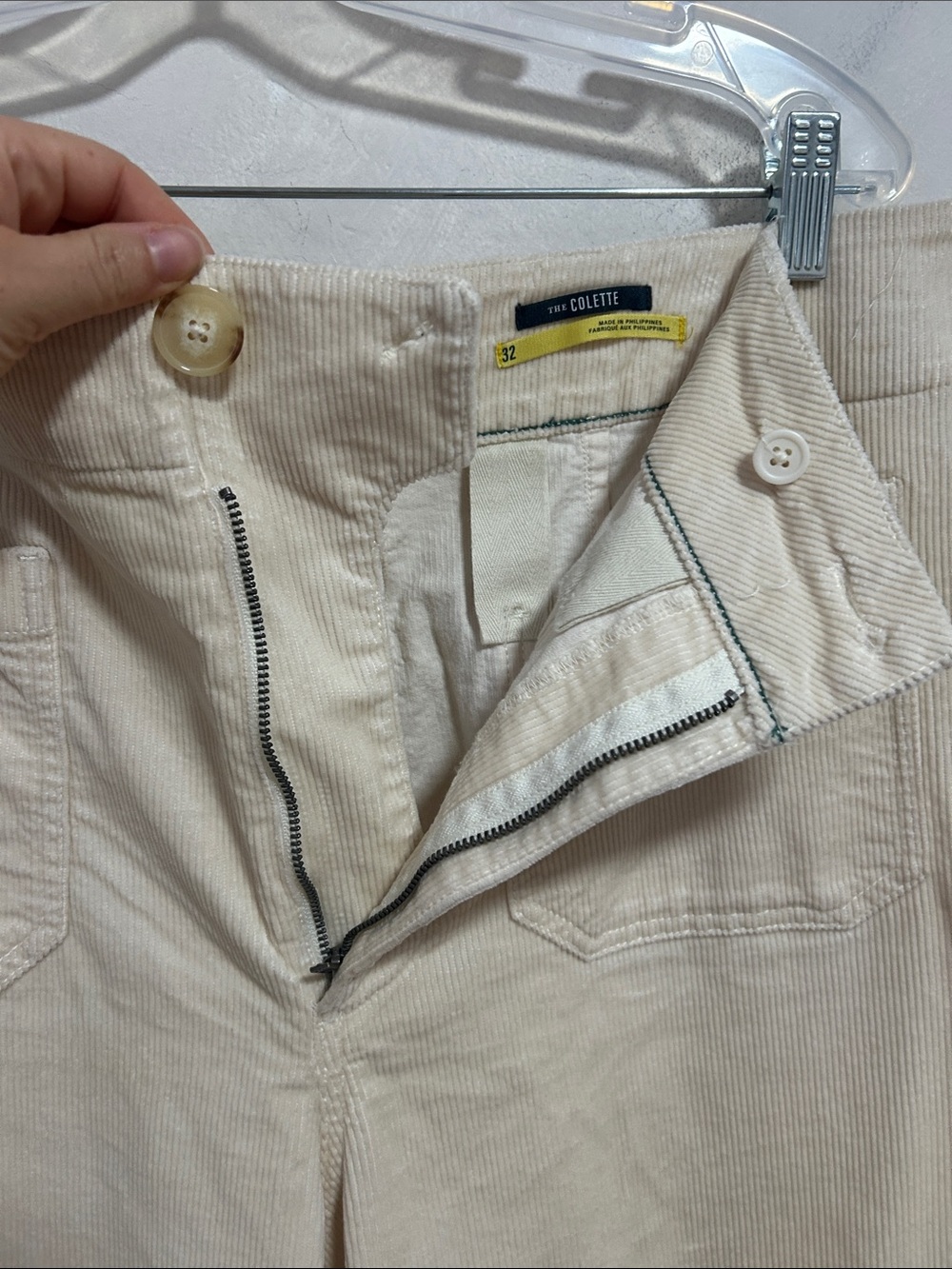 8 Items For Only $30 Cropped Wide-Leg Cream Pants - Women's - Picture 9 of 11